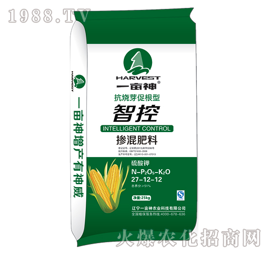 智控摻混肥料27-14-14（抗燒芽促根型）-一畝神