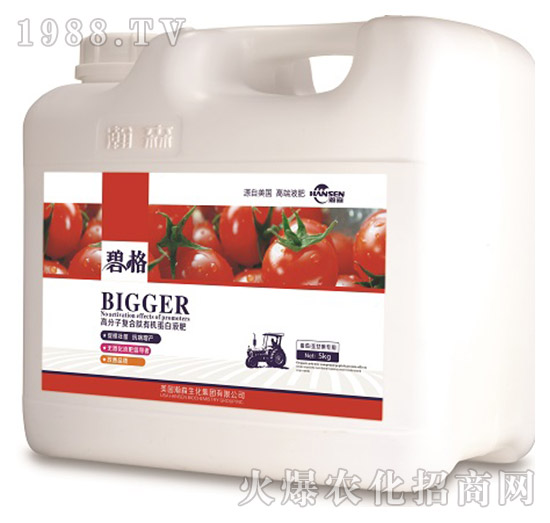 番茄圣女果專用高分子復(fù)合肽有機蛋白液肥（5kg）-碧格-瀚森農(nóng)業(yè)