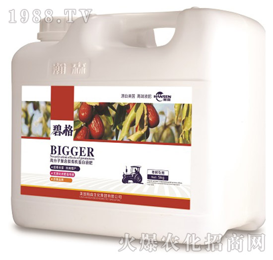 棗樹專用高分子復(fù)合肽有機(jī)蛋白液肥（5kg）-碧格-瀚森農(nóng)業(yè)