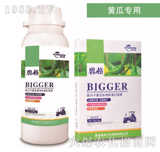 黃瓜專用高分子復(fù)合肽有機蛋白液肥-碧格-瀚森農(nóng)業(yè)