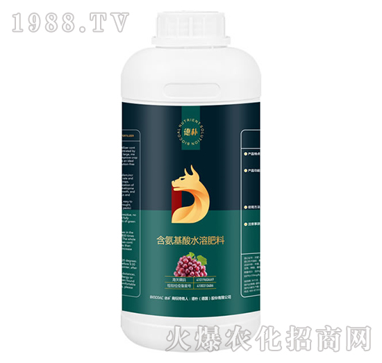 葡萄專配含氨基酸水溶肥料-德樸