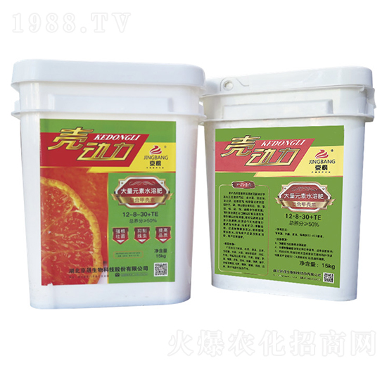 大量元素水溶肥12-8-30+TE-殼動力-京晟生物