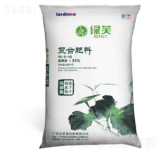 純硝基復(fù)合肥料15-5-15-綠芙-拉多美