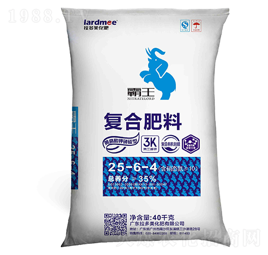 硝硫型復(fù)合肥料25-6-4-霸王-拉多美