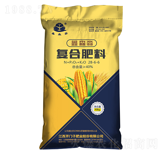 玉米適用復(fù)合肥料28-6-6-鑫森淼-開門子