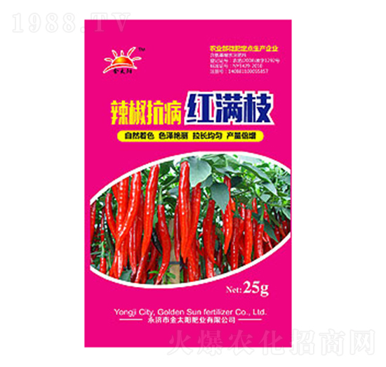辣椒抗病紅滿枝-金太陽肥業(yè)