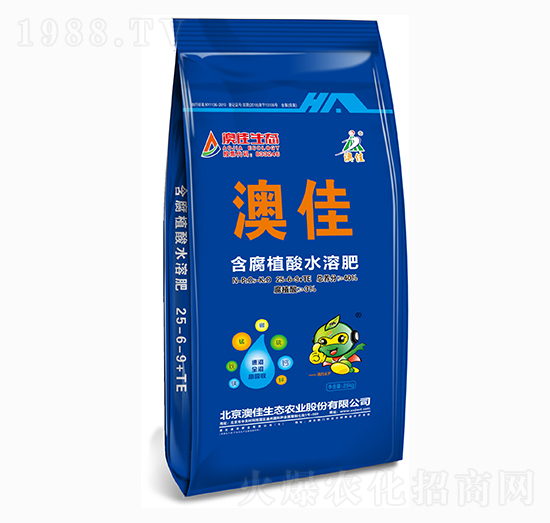 含腐植酸水溶肥25-6-9+TE-澳佳生態(tài)