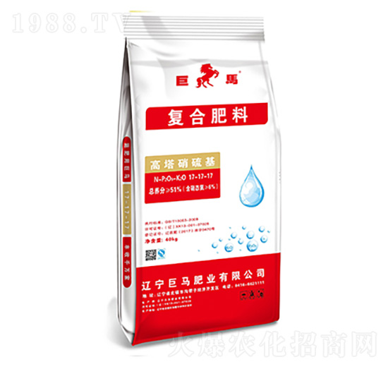 高塔硝硫基復(fù)合肥料17-17-17-巨馬肥業(yè)