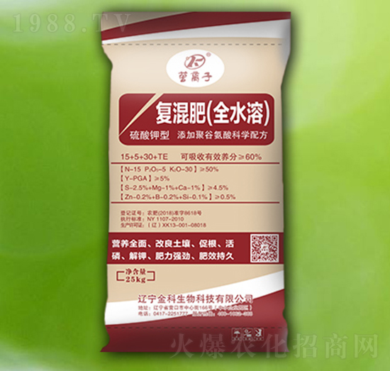全水溶復(fù)混肥15+5+30+TE-營離子-金科生物