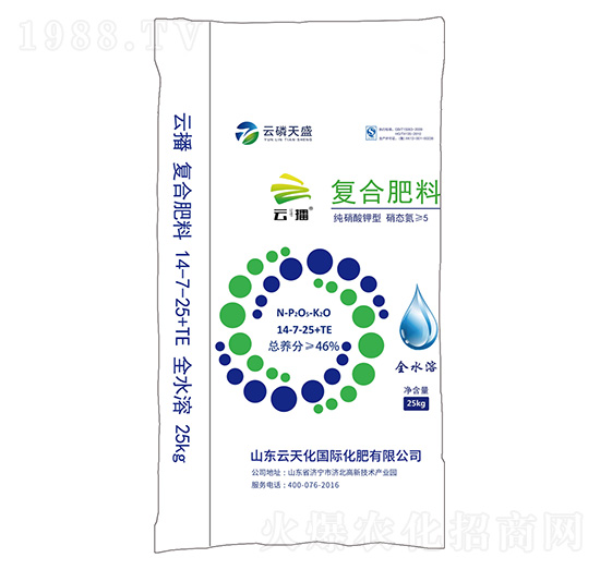 復(fù)合肥料14-7-25-云磷天盛-云播-云天力