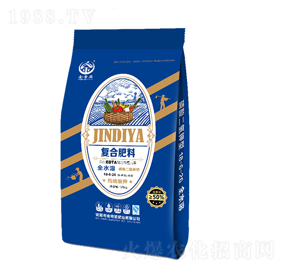 磷酸二氫鉀型復(fù)合肥料18-6-26-金帝亞