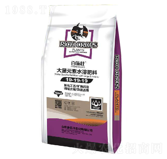 大量元素水溶肥料19-19-19+TE-百施壯-金億豐