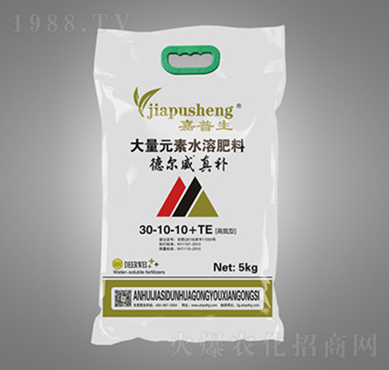 高氮型大量元素水溶肥料30-10-10+TE-德爾威真補-嘉思頓