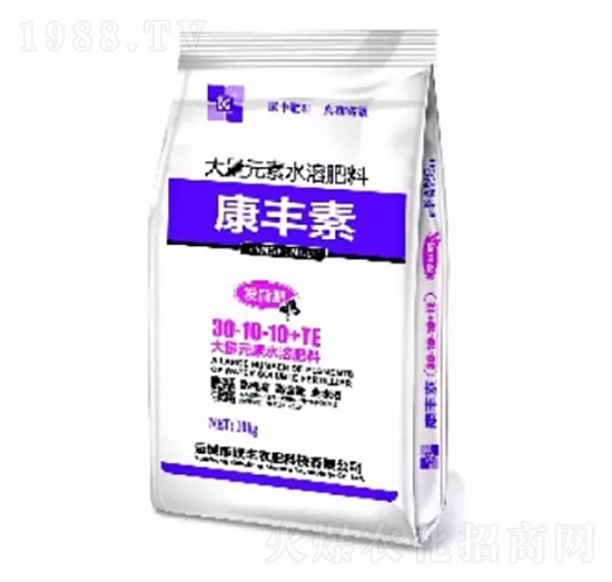 大量元素水溶肥30-10-10+TE-康豐素發(fā)育肥-康豐農肥