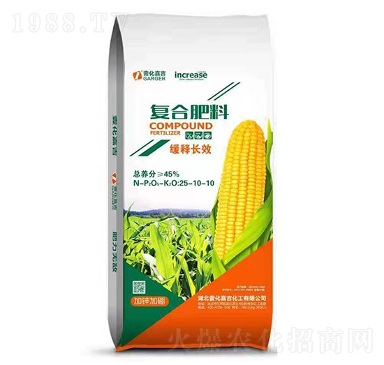 緩釋長(zhǎng)效復(fù)合肥料25-10-10-壹化嘉吉