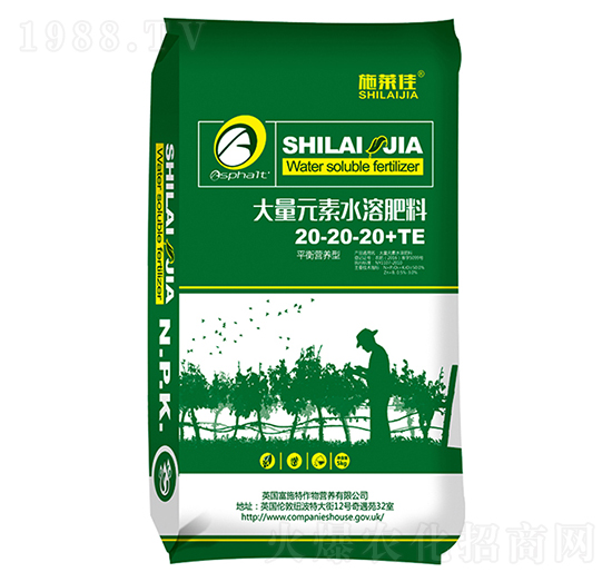 5ǧ�˴���Ԫ��ˮ�ܷ���20-20-20+TE-ʩ�R��-ӯ�S�r(n��ng)�I(y��)