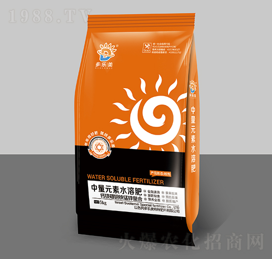 中量元素水溶肥-鈣鎂硼銅鐵錳鋅螯合-多樂美