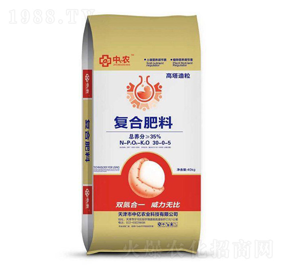 高塔造粒復合肥30-0-5-中億農