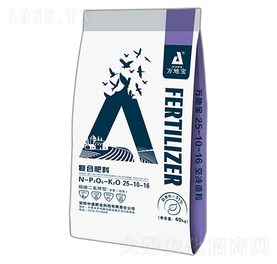 磷酸二氫鉀型高塔復合肥料25-10-16-萬地寶-農富天下