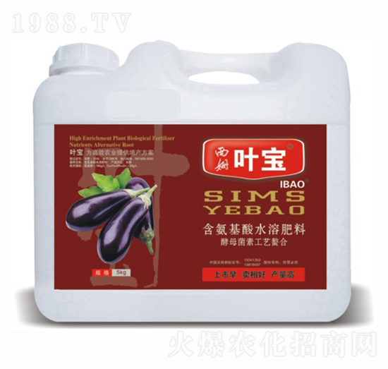 茄子專用氨基酸水溶肥料-寶葉植物