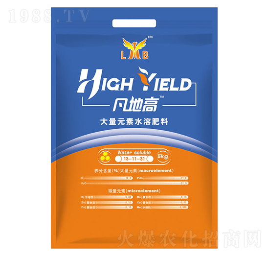 大量元素水溶肥料13-11-31-凡地高-立邦生物