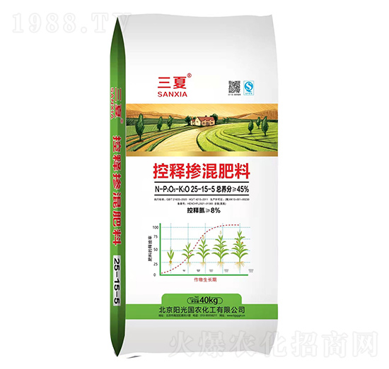控釋摻混肥料25-15-5-三夏-陽光國農(nóng)
