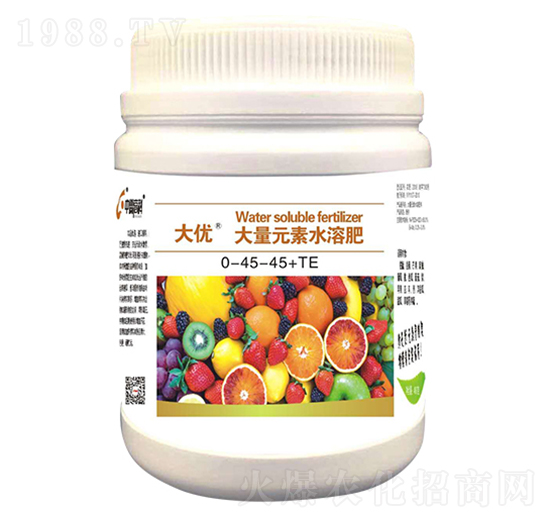 大量元素水溶肥（0-45-45+TE）-大優(yōu)-中霖高科