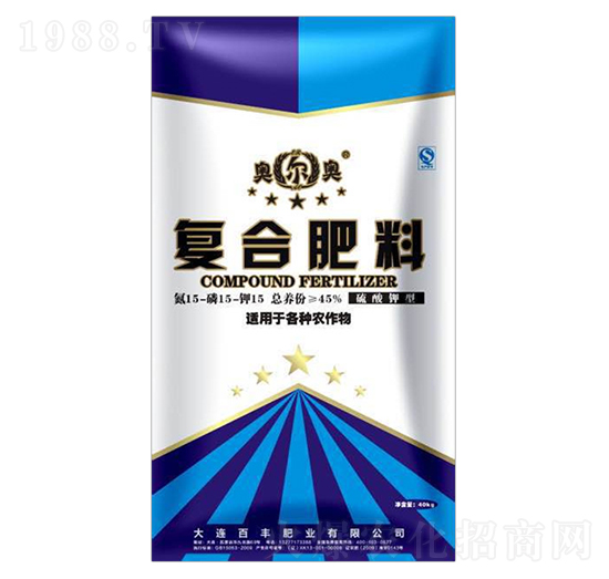 硫酸鉀型復合肥料15-15-15-奧爾奧-中基金石