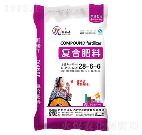 小麥油菜適用復(fù)合肥料28-6-6-中瑞石化