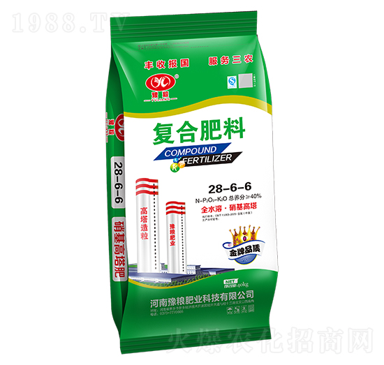 玉米高塔復(fù)合肥料28-6-6-豫糧肥業(yè)
