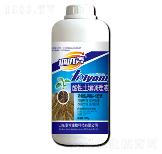 酸性土壤調理液-地優(yōu)美-麥肯生物