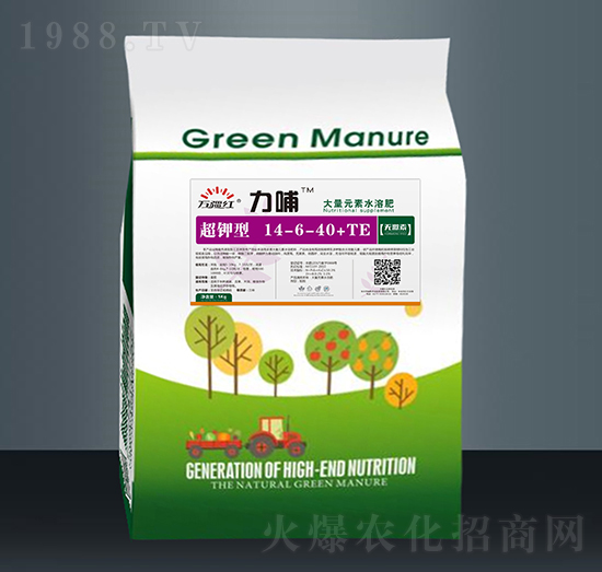 超鉀型大量元素水溶肥料14-6-40+TE-力哺-萬(wàn)疆紅