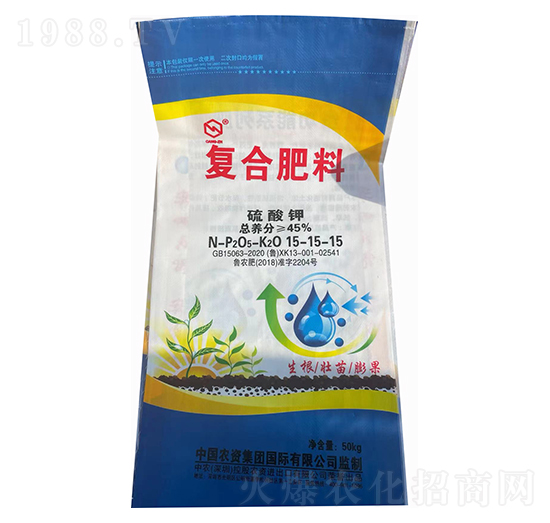 硫酸鉀復(fù)合肥料15-15-15-中農(nóng)