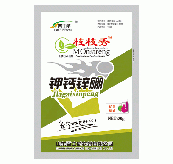鉀鈣鋅硼-枝枝秀-百士威