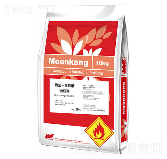 高鉀型復合肥料15-5-30+MgO+TE-海法·魔恩康-圣派恩
