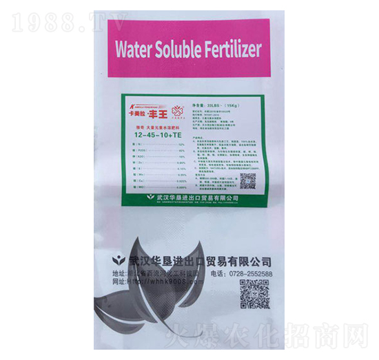 大量元素水溶肥料12-45-10+TE-卡美拉·豐王-華墾