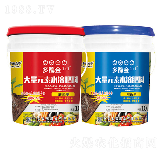 大量元素水溶肥料-多酶金1+1-中農金瑞