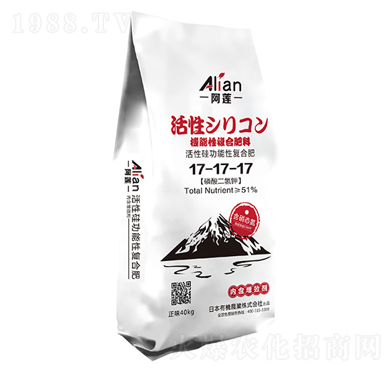 活性硅功能性復合肥17-17-17-阿蓮-國農(nóng)惠