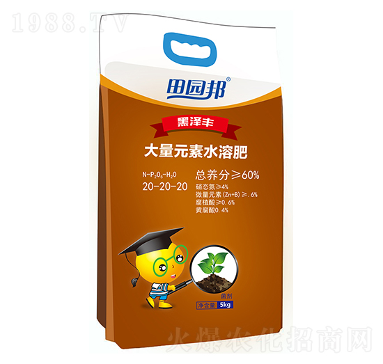 田園邦生物菌水溶肥20-20-20-農大肥業(yè)
