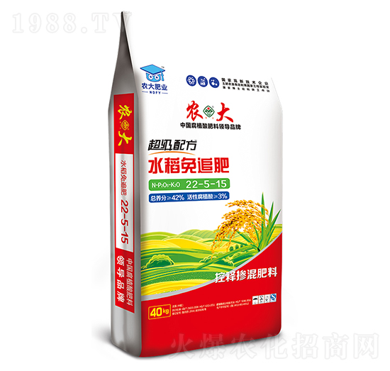 超級配方水稻免追肥22-5-15-農(nóng)大肥業(yè)