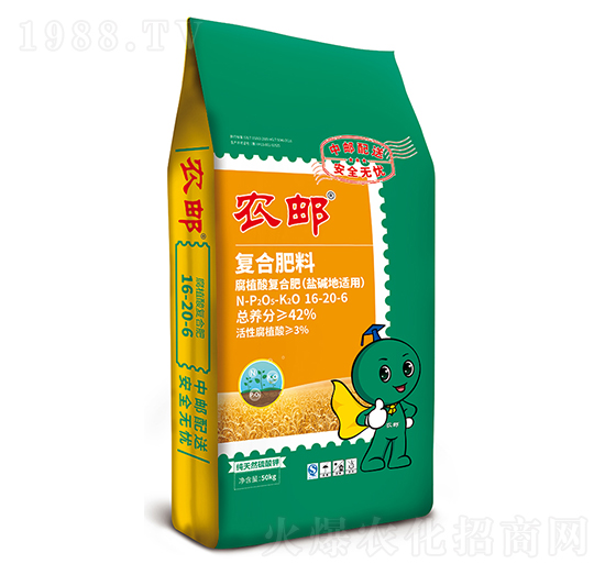 農(nóng)郵腐植酸復合肥16-20-6-農(nóng)大肥業(yè)