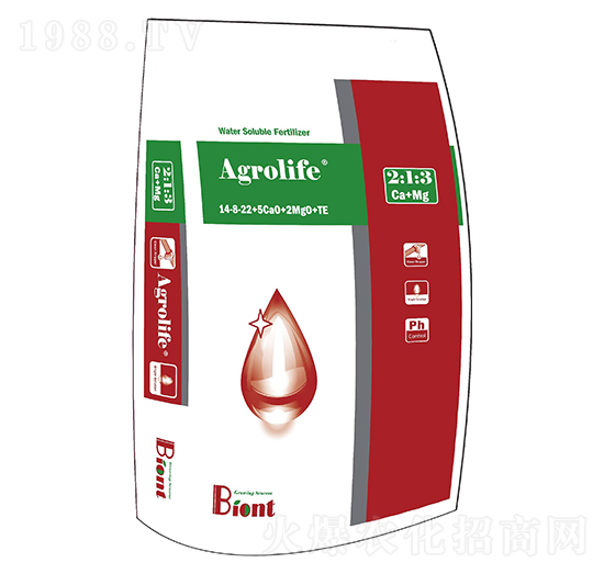 大量元素水溶肥料14-8-22+5CaO+3MgO+TE-愛(ài)益-愛(ài)益七海