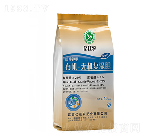 硫酸鉀型有機(jī)-無(wú)機(jī)復(fù)混肥13-5-10-億佳農(nóng)肥業(yè)