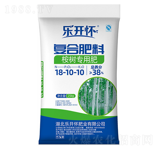 桉樹專用復合肥料18-10-18+TE-樂開懷-新洋豐肥業(yè)