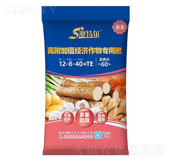 高附加值經(jīng)濟(jì)作物專(zhuān)用肥12-8-40+TE-澳特爾-新洋豐肥業(yè)