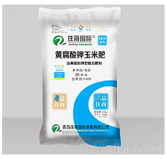 含黃腐酸鉀型玉米專用復合肥料28-6-6-住商國際