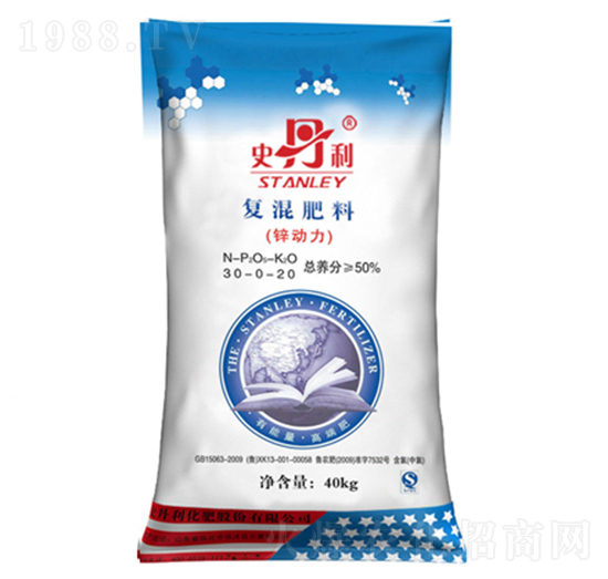 復(fù)混肥料（含氯）30-0-20-鋅動力-史丹利