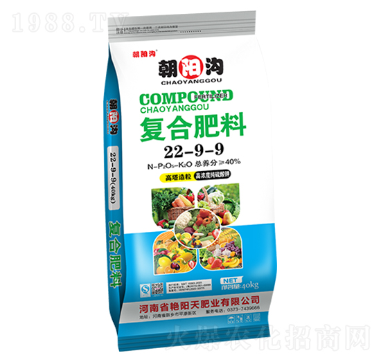 40k高純度純硫酸鉀復合肥料22-9-9-朝陽溝-艷陽天肥業(yè)