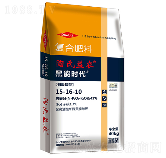 硝酸磷型復(fù)合肥料15-16-10-黑能時代-陶氏益農(nóng)