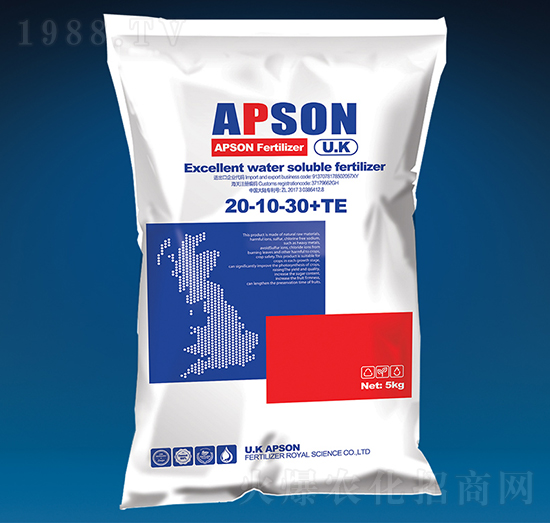 氨基寡糖大量元素水溶肥料20-10-30+TE-愛(ài)普生